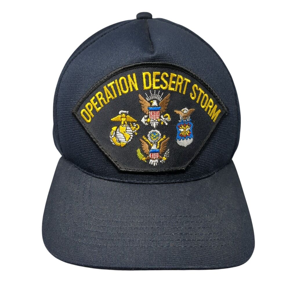 Operation Desert Storm Snapback Hat Blue OS Adjustable Embroidered Northstar